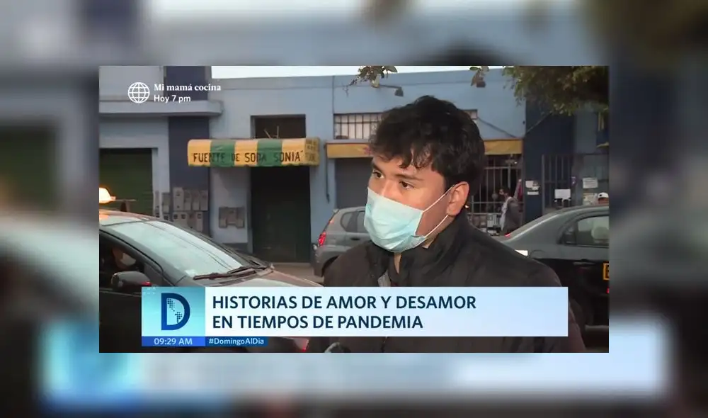 Joven afirma que prefirió la soledad en medio del confinamiento. (Foto: Captura de video / Domingo al Día) Joven afirma que prefirió la soledad en medio del confinamiento. (Foto: Captura de video / Domingo al Día)