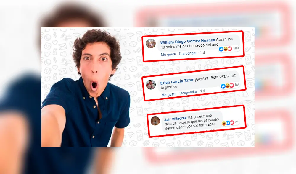 Facebook viral: usuarios realizan crueles comentarios sobre unipersonal de Mateo Garrido Lecca [FOTOS]