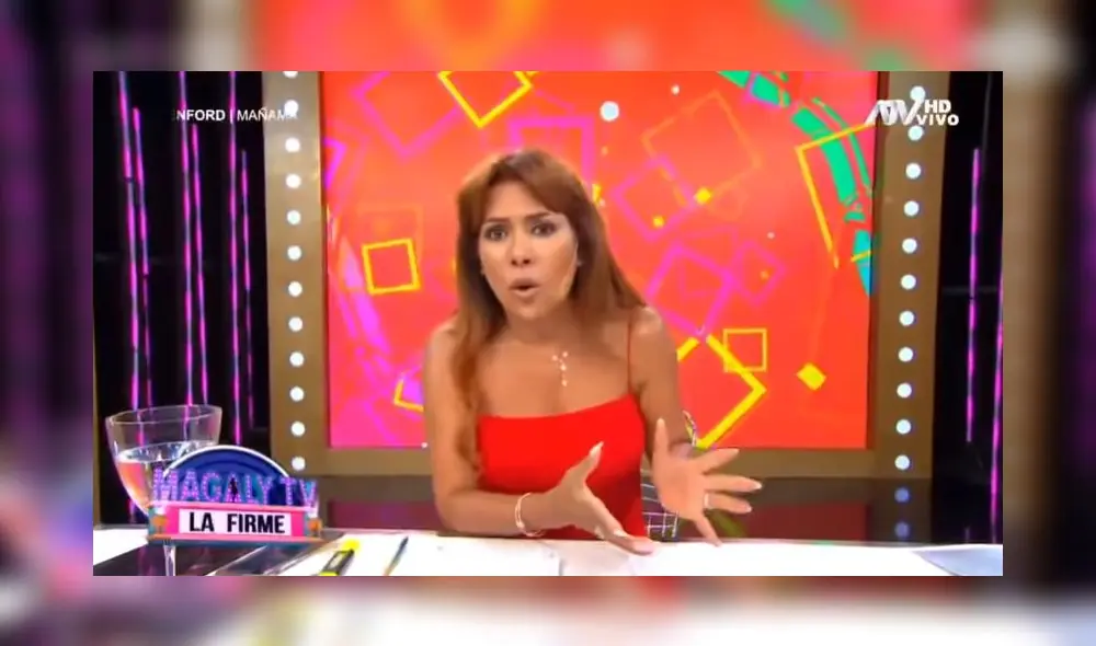 Magaly Medina indignada con declaraciones de Andrés Hurtado.