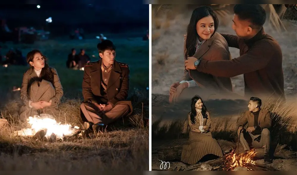 Crash landing on you vs fotografía James Montaño, Filipinas