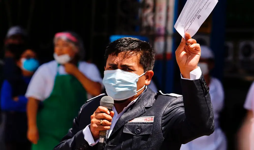 Gobernador de Arequipa tuvo primera aparición pública tras fallo judicial. Créditos foto: Oswald Charca/La República.