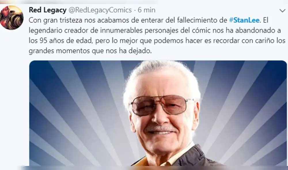 Fans reaccionan ante la muerte de Stan Lee, creador de Marvel [FOTOS]