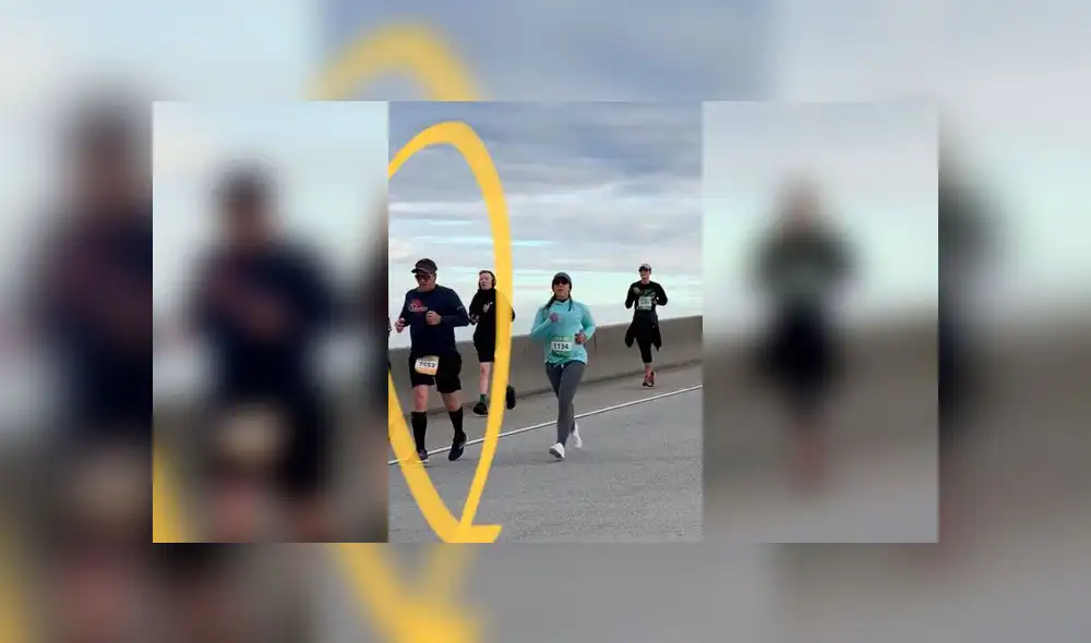 Tommy Callaway, el corredor que le tocó los glúteos a la reportera en vivo. Foto: Difusión Tommy Callaway, el corredor que le tocó los glúteos a la reportera en vivo. Foto: Difusión