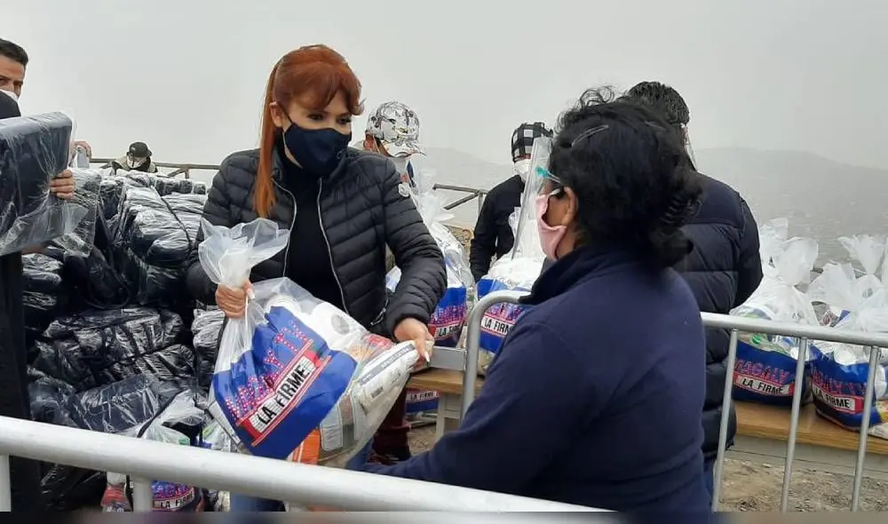 Los víveres servirán para alimentar a 600 familias que se vieron afectadas por la actual pandemia de coronavirus. | Foto: Difusión