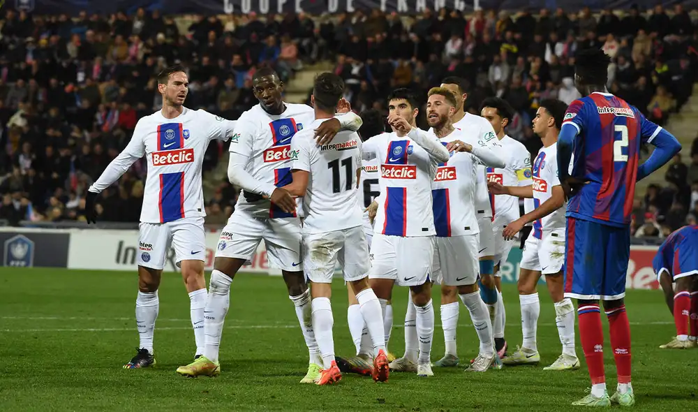 PSG clasificó a los dieciseisavos de final de la Copa de Francia. Foto: AFP PSG clasificó a los dieciseisavos de final de la Copa de Francia. Foto: AFP