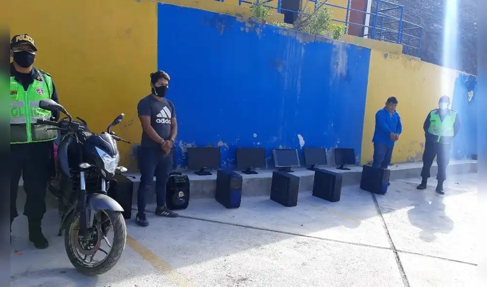 Arequipa. Dos sujetos de apodos rata y ariel se dieron a la fuga.