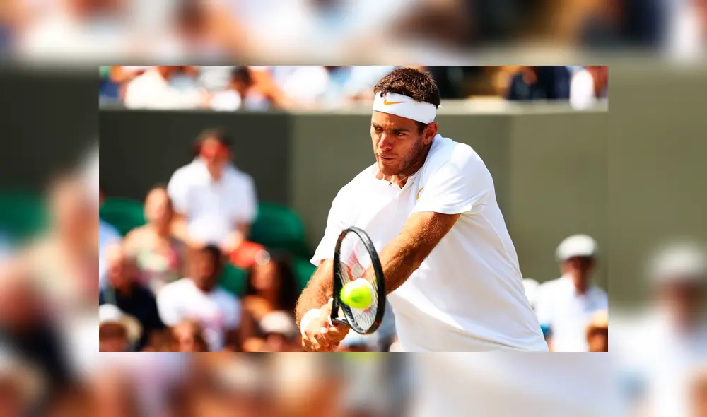Del Potro le ganó a Paire y avanza de ronda en Wimbledon 