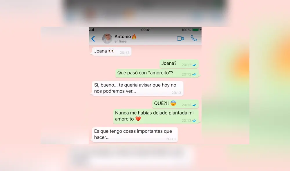 WhatsApp: joven termina con amante por su esposa, pero ella hace esto al descubrir su engaño [FOTOS]