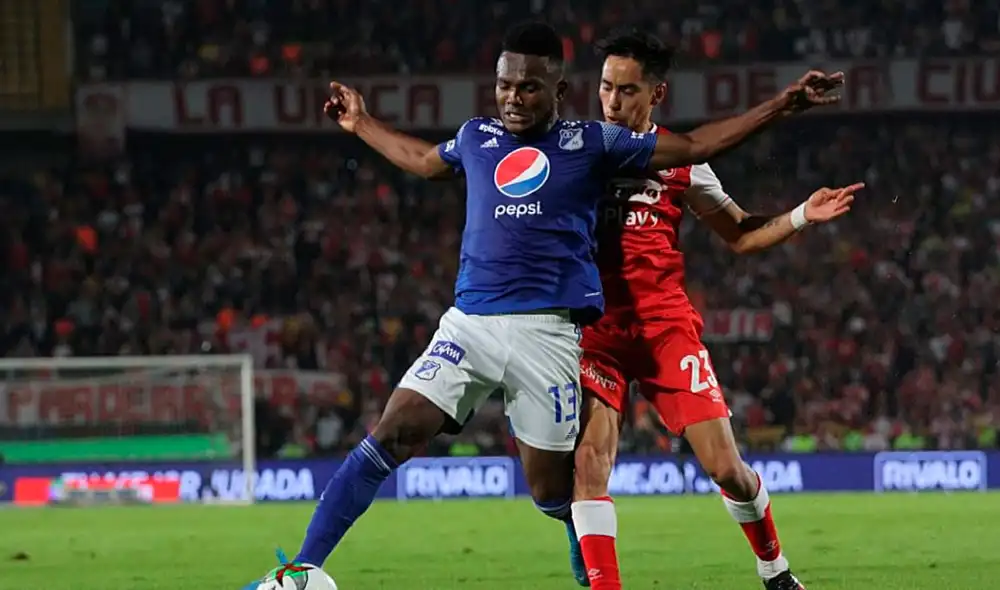 Millonarios empató 0-0 con Independiente de Santa Fe. Foto: Prensa Millonarios FC