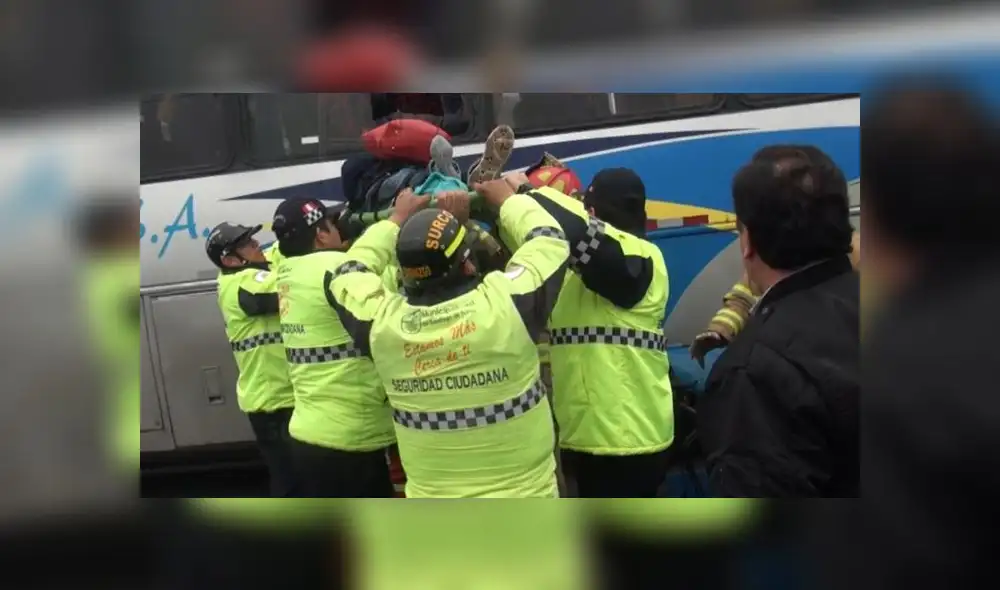 Heridos fueron atendidos por personal de la municipalidad de Surco, la Policía Nacional del Perú (PNP) y el Cuerpo General de los Bomberos (Fotos: Municipalidad de Surco) Heridos fueron atendidos por personal de la municipalidad de Surco, la Policía Nacional del Perú (PNP) y el Cuerpo General de los Bomberos (Fotos: Municipalidad de Surco)