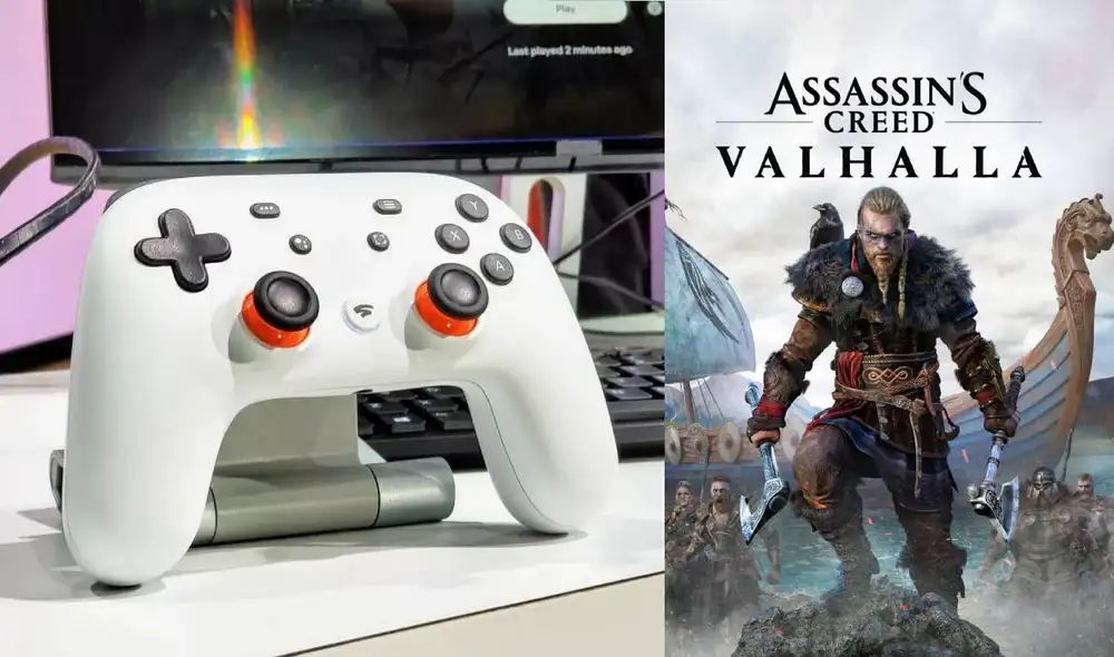 La mayor parte de los juegos de Ubisoft+ ahora puede jugarse desde el celular con Google Stadia. Assassin’s Creed Valhalla está incluido. Foto: TechSpot/Ubisoft La mayor parte de los juegos de Ubisoft+ ahora puede jugarse desde el celular con Google Stadia. Assassin’s Creed Valhalla está incluido. Foto: TechSpot/Ubisoft
