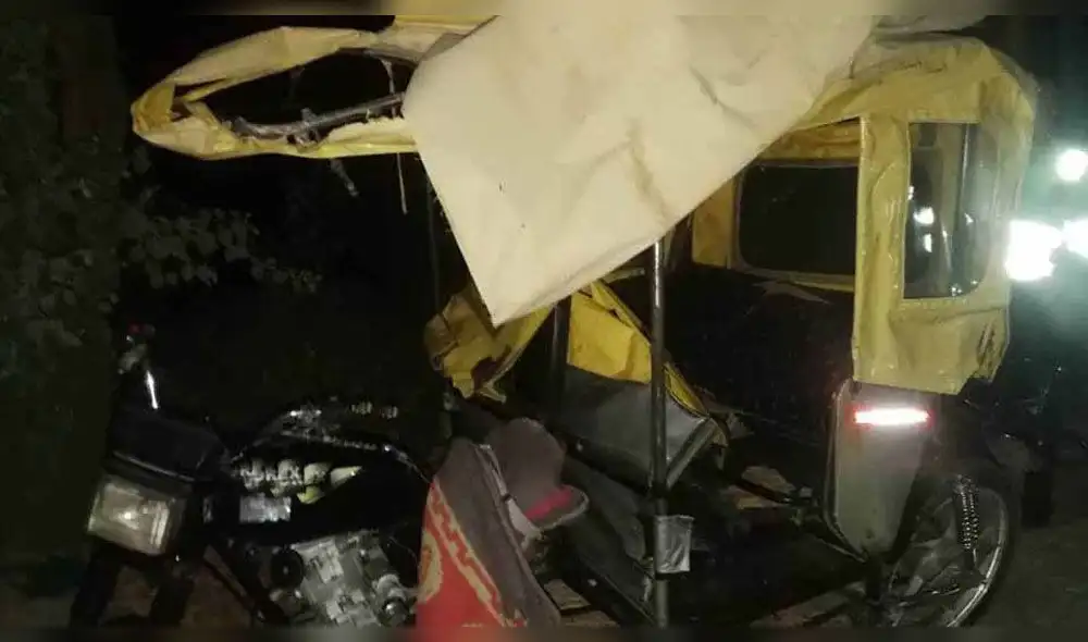 Un muerto y un bebé herido deja choque entre mototaxi y auto en Sullana Un muerto y un bebé herido deja choque entre mototaxi y auto en Sullana
