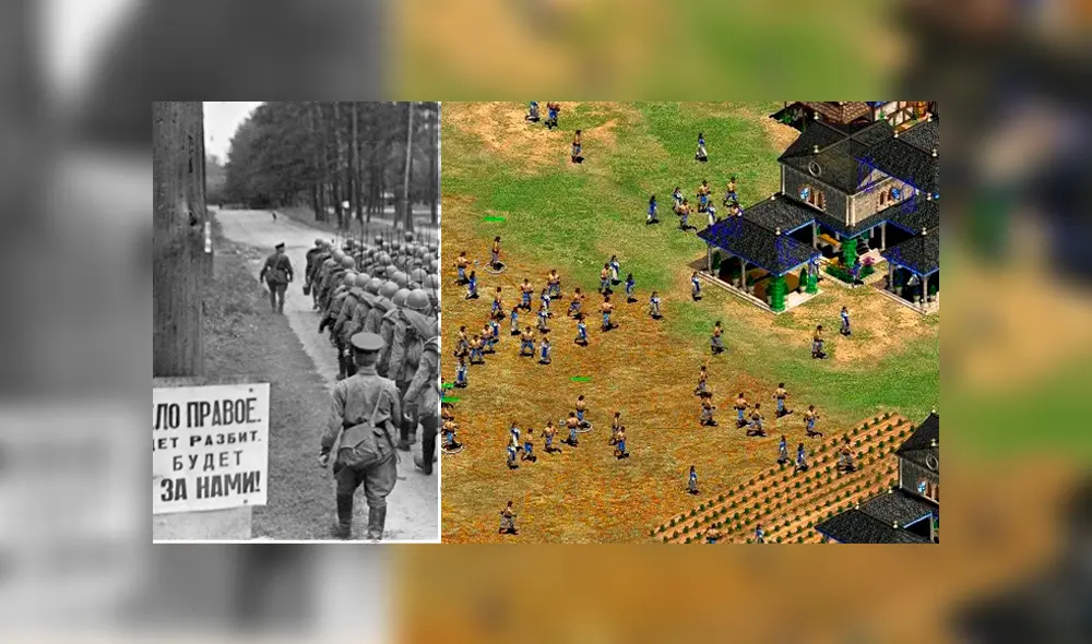 Jugador utiliza una de las tácticas de Stalin en una partida de Age of Empires II.