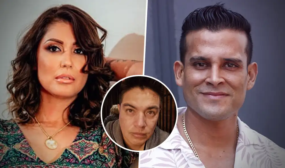 Christian Domínguez, Karla Tarazona y Leonard León Christian Domínguez, Karla Tarazona y Leonard León