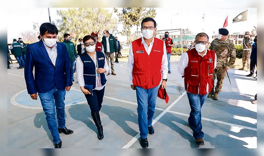 Diagnóstico desfavorable. Ministro explicó que se deben tomar acciones de una vez, de lo contrario se viene un colapso de todos los hospitales de la ciudad. Ayer arribó a Arequipa. Diagnóstico desfavorable. Ministro explicó que se deben tomar acciones de una vez, de lo contrario se viene un colapso de todos los hospitales de la ciudad. Ayer arribó a Arequipa.