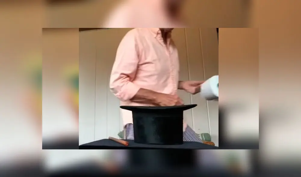 Desliza las imágenes para ver el divertido truco de magia que hizo un anciano. Foto: RM Video