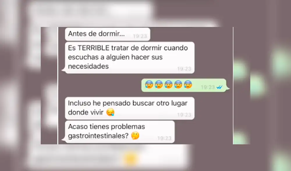 WhatsApp: Discute con su vecino y termina confesándole un oscuro secreto [FOTOS]