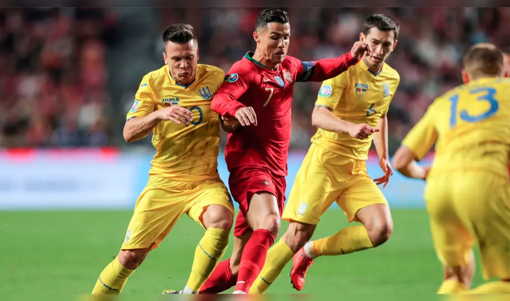 Portugal no pudo con Ucrania e igualó 0-0 en el regreso de Cristiano Ronaldo [RESUMEN]