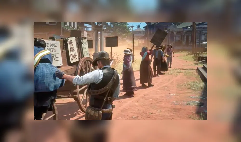 En una misión, a Morgan le ofrecen conducir el vagón que lleva a un grupo de sufragistas mujeres a manifestarse por su derecho al voto.