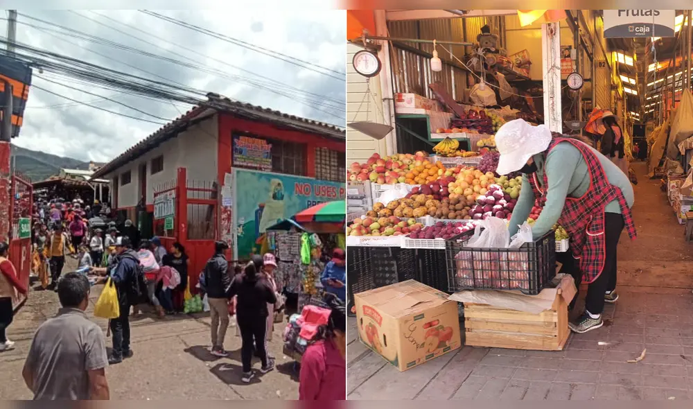 Mercados Vinocanchon de Cusco y Unión y Dignidad de Puno. Foto: Composición LR/La República