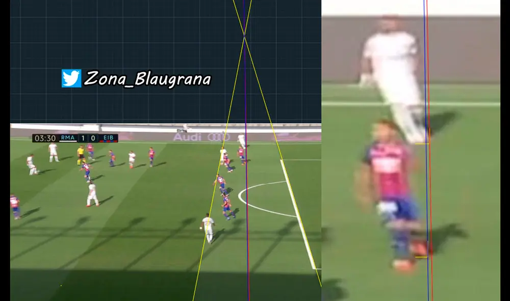 Real Madrid goleó 3-1 a Eibar en partido por la fecha 28 de LaLiga Santander. Foto: Twitter