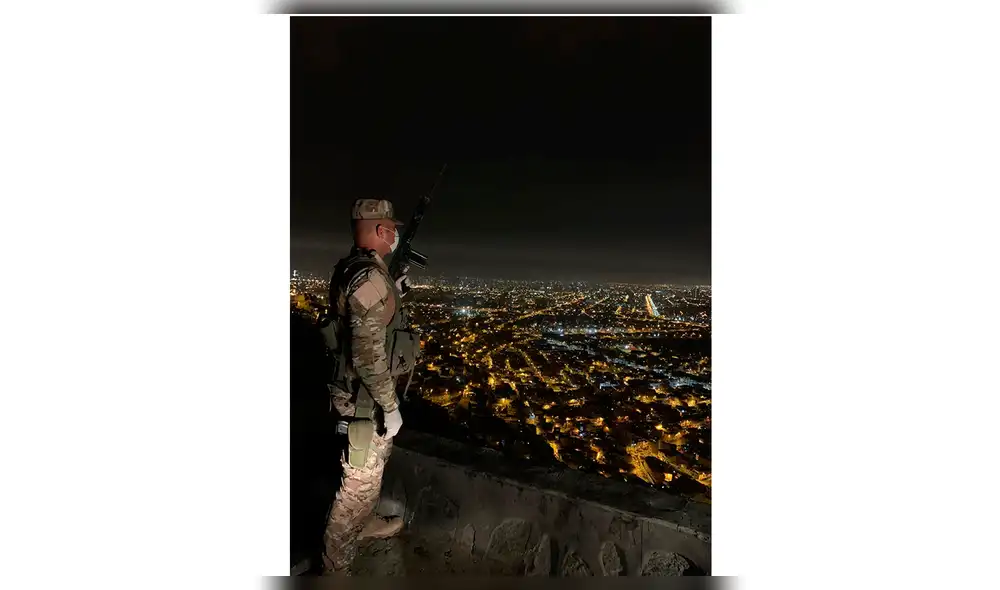 Coronavirus: Frank Alvarado el judoca que como capitán del ejército patrullas las calle.