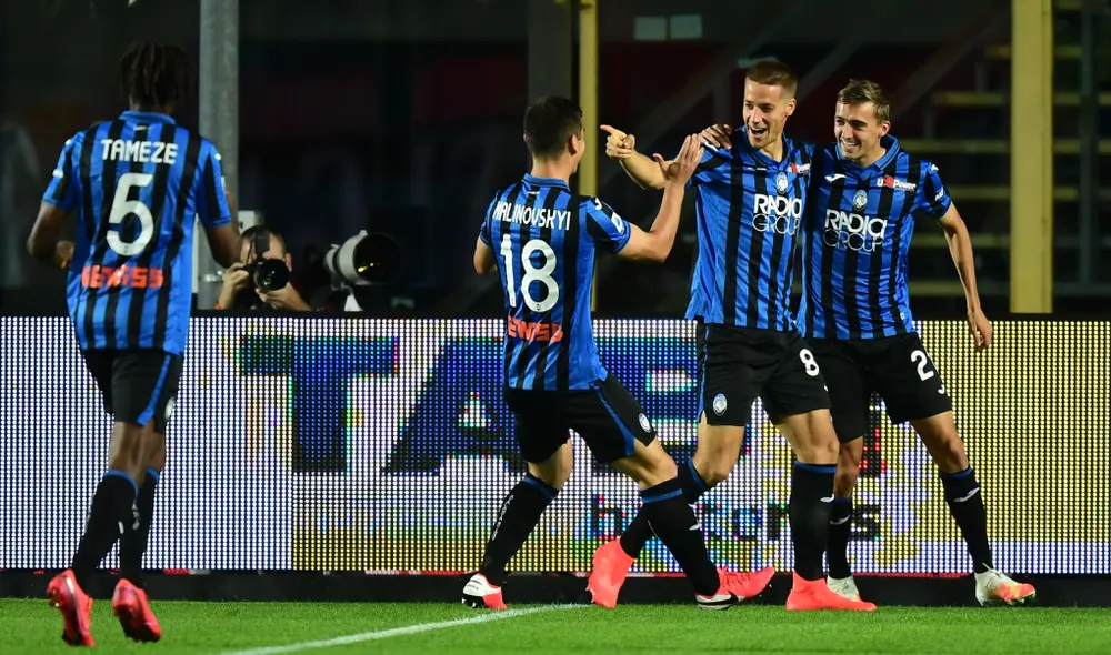 Pasalic abrió el marcador para el Atalanta. (Créditos: AFP) Pasalic abrió el marcador para el Atalanta. (Créditos: AFP)