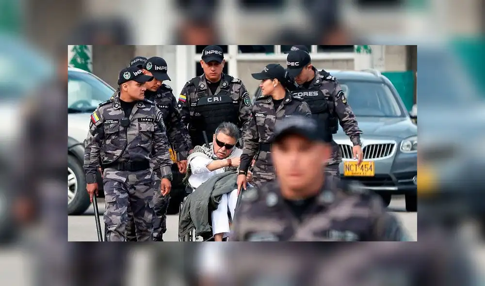 Liberan a exlíder de la FARC, pero lo recapturan 3 minutos tras su salida de prisión