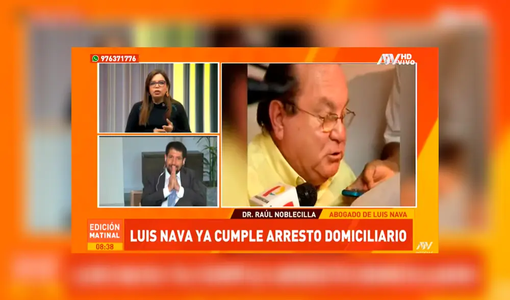 Milagros Leiva reaparece en la Edición Matinal de ATV Noticias. Foto: Captura