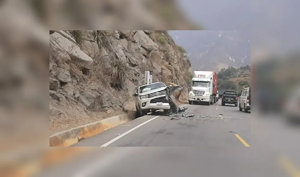 Accidente de tránsito se registró en la carretera de penetración a la sierra liberteña. Accidente de tránsito se registró en la carretera de penetración a la sierra liberteña.