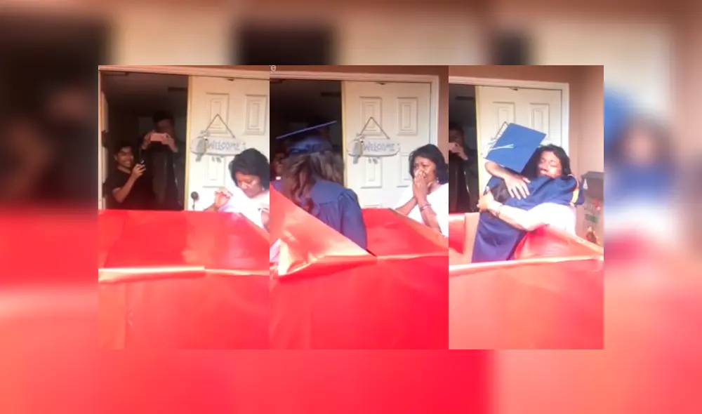 Desliza las fotografías para ver el conmovedor reencuentro que tuvo esta joven estudiante con su madre. Foto: Captura/Facebook Desliza las fotografías para ver el conmovedor reencuentro que tuvo esta joven estudiante con su madre. Foto: Captura/Facebook