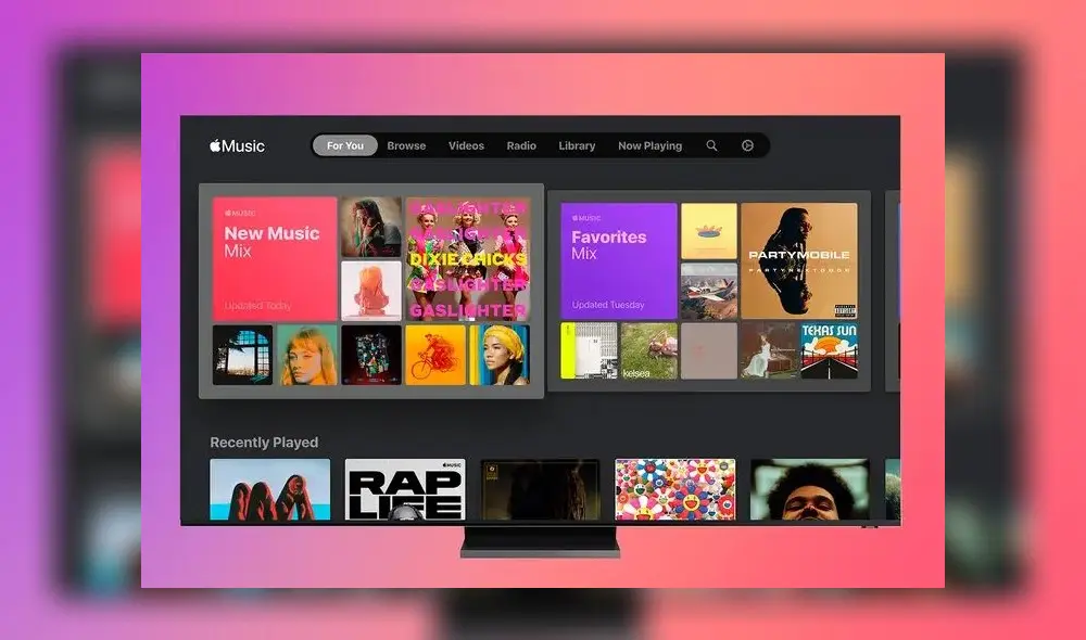 Los televisores Samsung son los primeros en integrar la aplicación de Apple Music.