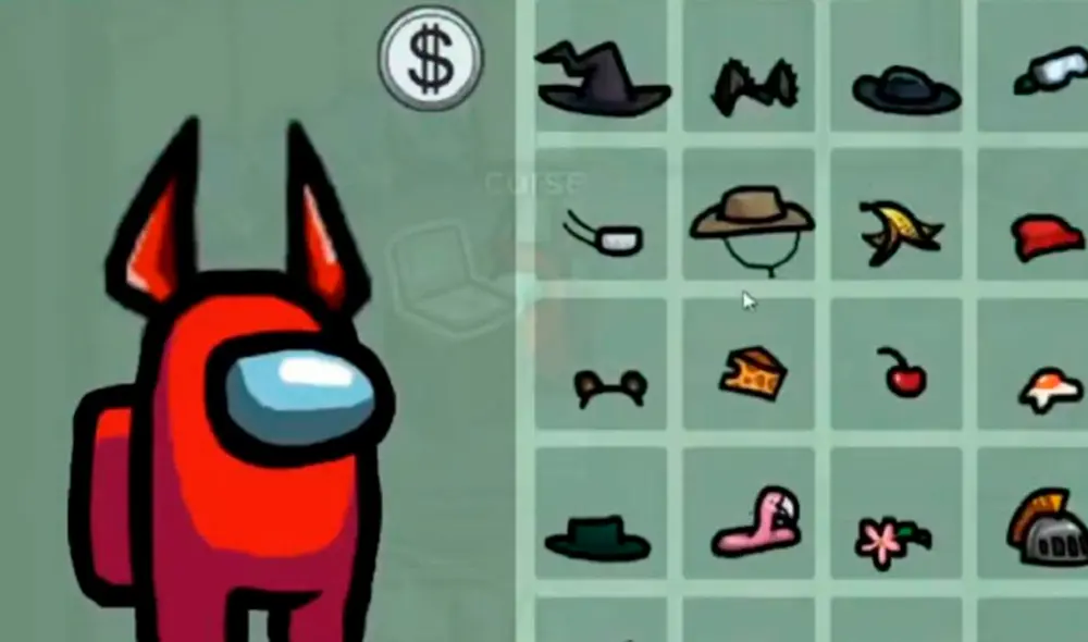 Los cuernos de diablo también están entre la amplia lista de sombreros de Halloween para Among Us. Foto: AS