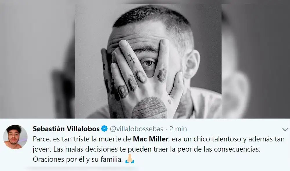 Celebridades reaccionan en redes sociales tras la muerte de Mac Miller 