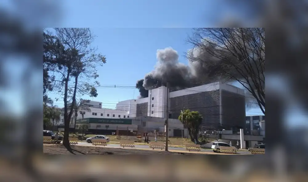 Hospital, incendio, Brasil Hospital, incendio, Brasil