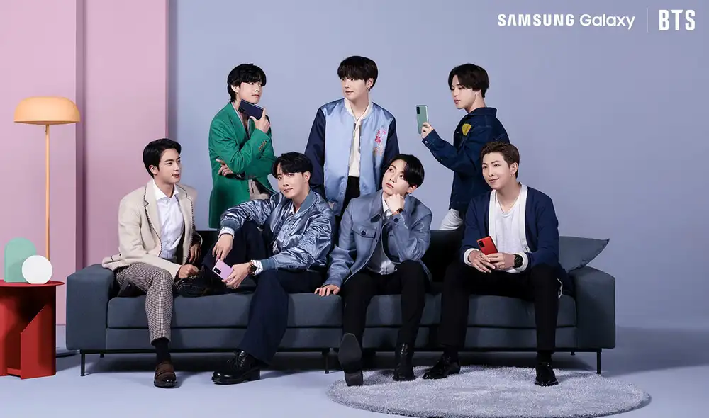 BTS para Samsung Electronics Galaxy. Foto: Big Hit