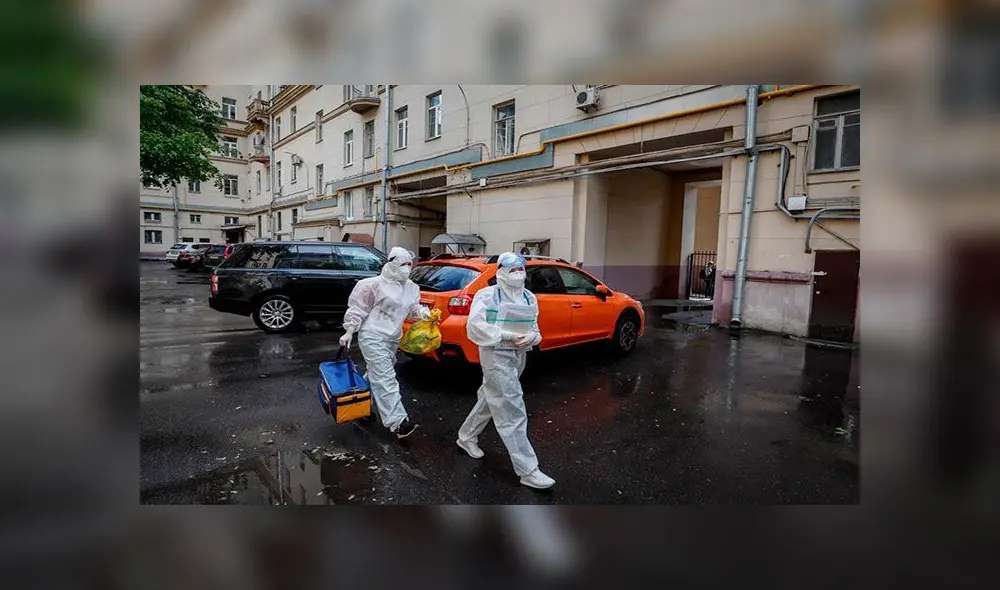 Rusia es el tercer país con más infectados por coronavirus en el mundo. Foto: EFE