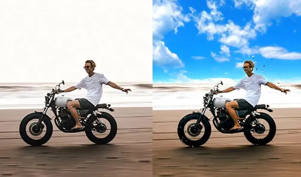 Motionleap también permite cambiar el cielo de tus imágenes y ponerle uno animado. Foto: Lightricks Ltd Motionleap también permite cambiar el cielo de tus imágenes y ponerle uno animado. Foto: Lightricks Ltd