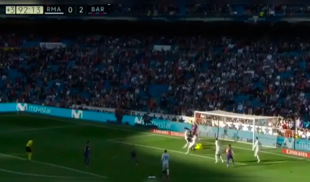 Real Madrid vs. Barcelona: Mira el tercer gol del baile a los "Merengues"[VIDEO]