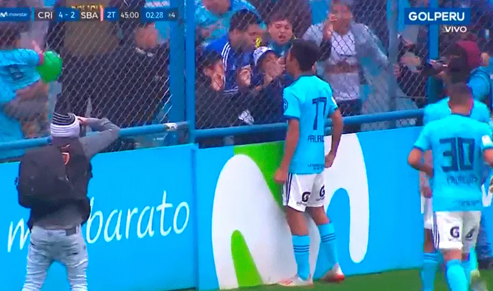Brandon Palacios marcó su primer gol oficial con Sporting Cristal en el partido contra Sport Boys por Liga 1. | Foto: Gol Perú Brandon Palacios marcó su primer gol oficial con Sporting Cristal en el partido contra Sport Boys por Liga 1. | Foto: Gol Perú