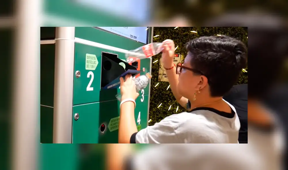 YouTube viral: descubre qué ocurre al meter 100 botellas de plástico en máquina de reciclaje [VIDEO]