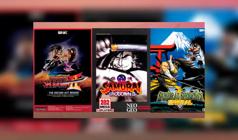 Samurai Shodown II, III, IV y V Special Edition estarán incluidos.