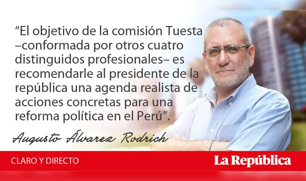 La comisión Tuesta es un gran acierto