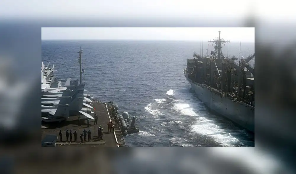 Irán amenaza con hundir portaaviones de EE. UU. con sus "armas secretas"