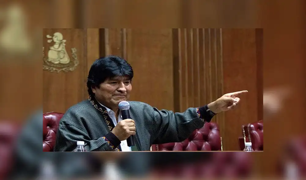 "Con Rusia estamos esperando", manifestó Evo Morales sin especificar qué cosa. Foto: EFE