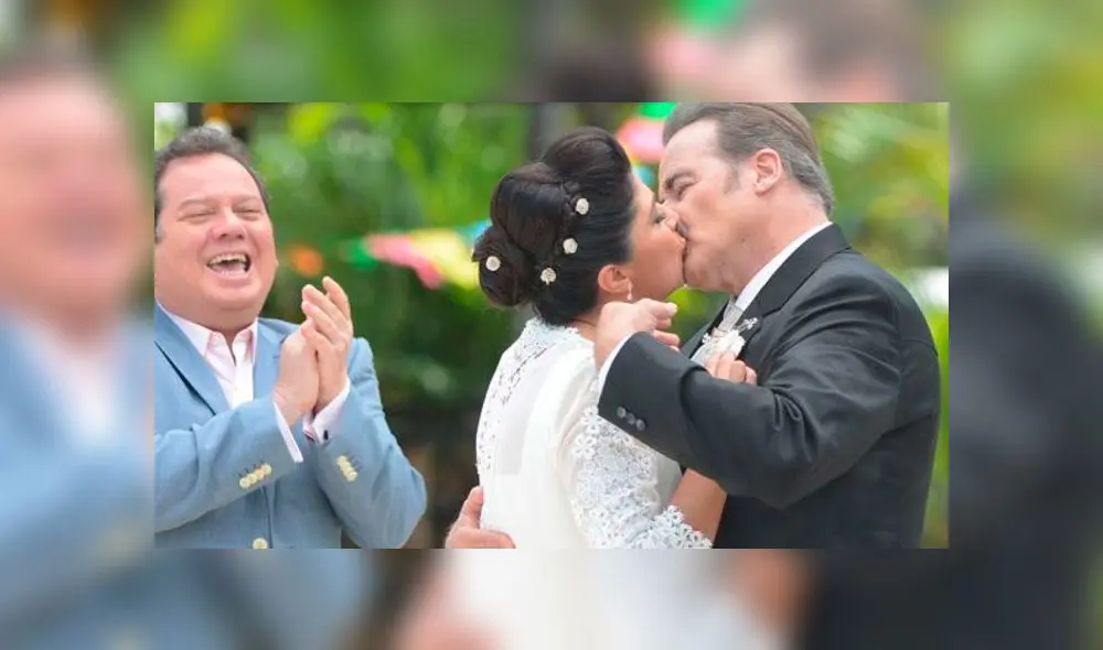 Cesar Evora y Victoria Ruffo