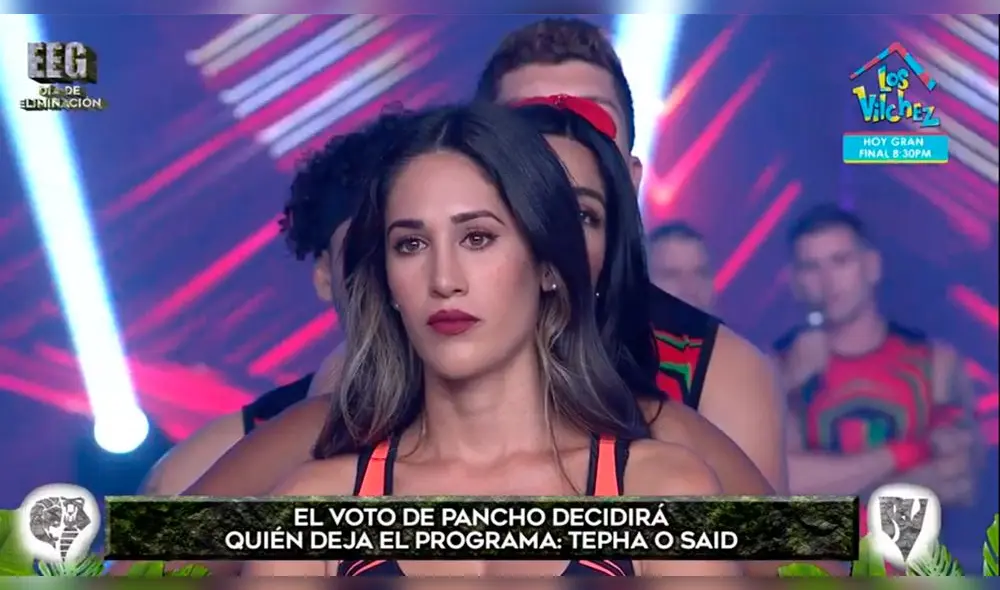 Tepha Loza rompió en llanto tras ser “eliminada” por Pancho Rodríguez en reality