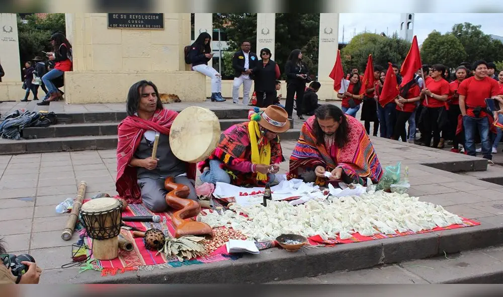 Con pago a la tierra en Cusco conmemoran Día Internacional de la Tierra