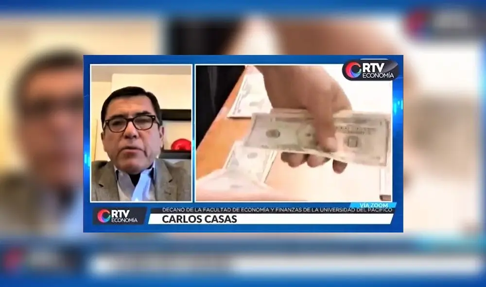 Carlos Casas, decano de la Facultad de Economía de la U. del Pacífico. Entrevistado en RTV Economía. Carlos Casas, decano de la Facultad de Economía de la U. del Pacífico. Entrevistado en RTV Economía.