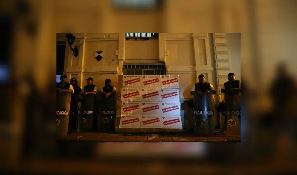 Clausuran siete discotecas del Centro de Lima por incumplir normas de defensa civil 
